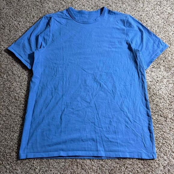 lululemon athletica Other - Lululemon Men Small Blue Athletic T-Shirt Workout Gym Short Sleeve Tee (19x26.5)